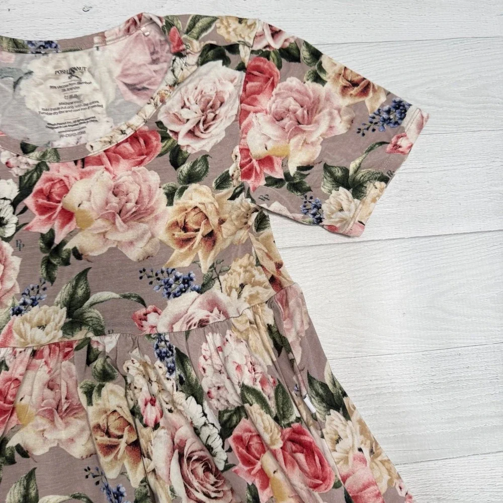 Posh Peanut girls vicose floral dress‎ size 10 years